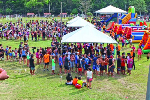 Festa das Crianças de Pinda reúne milhares de pessoas no Parque da Cidade