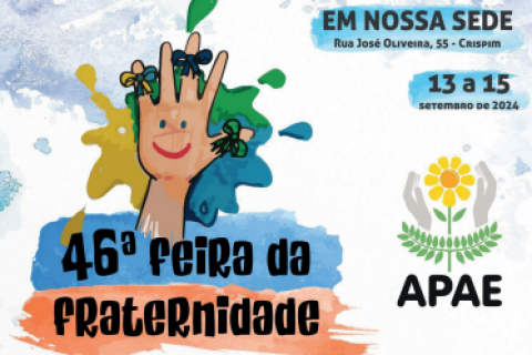 46º Feira da Fraternidade vai acontecer na sede da APAE