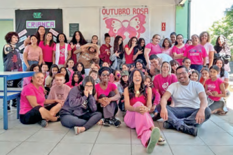 Escola Professora Célia KeikoI keda celebra ‘Outubro Rosa’